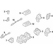 Volkswagen Door Lock Switch - Genuine VW 3G8962126WHS