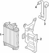 Volkswagen Radiator Mount Bracket - Genuine VW 3Q0121093F