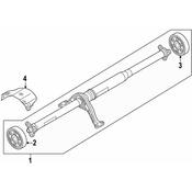 Volkswagen Drive Shaft - Genuine VW 3Q0521101AQ