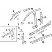 Volkswagen Rocker Panel Bracket - Genuine VW 3Q0802307