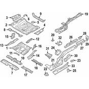 Audi VW Spare Tire Bracket - Genuine Audi VW 3QF804277