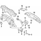 Audi Exhaust Tail Pipe Rear Left (R8) - Genuine Audi 420251237D