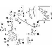 Audi Windshield Wiper Blade - Genuine Audi 427955425