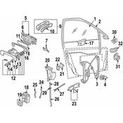 Audi Door Lock Cylinder - Genuine Audi 4A0837063D