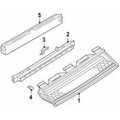 Audi Center High Mount Stop Light - Genuine Audi 4B0945097