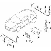 Audi VW Parking Aid Speaker Connector - Genuine Audi VW 4B0972623