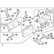 Audi Seat Armrest Cover - Genuine Audi 4B98878251EJ