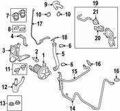 Audi Secondary Air Injection Pump Hose - Genuine Audi 4E0131622B