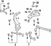 Volkswagen Suspension Control Arm Bracket - Genuine VW 4E0412383D