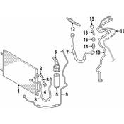 Audi A/C Receiver Drier Bracket - Genuine Audi 4F0260197E