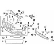 Audi Tow Eye Cap - Genuine Audi 4F0807441GGRU
