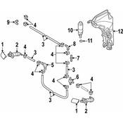 Audi Headlight Washer Nozzle - Genuine Audi 4F0955101B