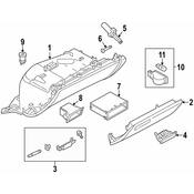 Audi Glove Box - Genuine Audi 4G1857104ABC5