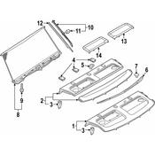 Audi Back Glass Sunshade - Genuine Audi 4G5861325DQBC