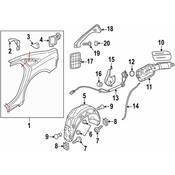 Audi Fuel Filler Housing - Genuine Audi 4H0809857C