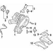 Audi Exhaust Temperature Sensor - Genuine Audi 4H0906088F