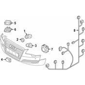Audi Parking Aid Sensor Bracket - Genuine Audi 4H0919290DT94