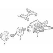 Audi Steering Shaft - Genuine Audi 4H1419753D