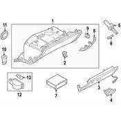 Audi Glove Box - Genuine Audi 4H1880302BY18