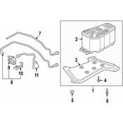 Audi Fuel Tank Vent Hose - Genuine Audi 4K0201991BF