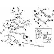 Audi Suspension Control Arm - Genuine Audi 4K0407152C