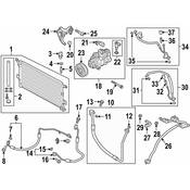 Audi A/C Refrigerant Discharge Hose - Genuine Audi 4K0816721EG