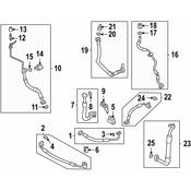 Audi A/C Pipe - Genuine Audi 4K0816738T