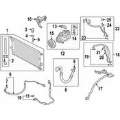 Audi A/C Refrigerant Liquid Hose - Genuine Audi 4K0816741BL