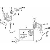 Audi Park Assist Camera Bracket - Genuine Audi 4K0853231