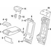 Audi Seat Armrest Cup Holder - Genuine Audi 4K088599551I