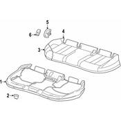 Audi Seat Belt Trim Bezel - Genuine Audi 4K0887233LV8