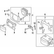 Audi Cruise Control Distance Sensor - Genuine Audi 4K0907561C