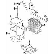 Audi Battery Cover - Genuine Audi 4K1915371