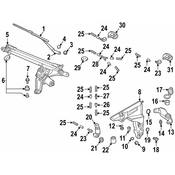 Audi Windshield Wiper Arm - Genuine Audi 4K1955407B1P9