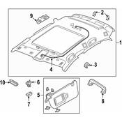 Audi Interior Grab Bar - Genuine Audi 4K4857644EP5