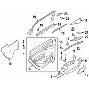 Audi Window Shade - Genuine Audi 4KE861333QBC
