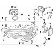 Audi Headlight Bulb - Genuine Audi 4KE998473A