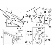 Audi Windshield Wiper Arm Cover - Genuine Audi 4KL9557371P9