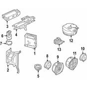 Audi Radio Amplifier - Genuine Audi 4L0035223G