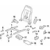Audi Power Seat Switch Knob - Genuine Audi 4L0959817A4PK