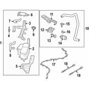 Audi Vapor Canister - Genuine Audi 4M0201799AA