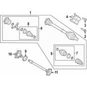 Audi CV Joint Kit - Genuine Audi 4M0498103C