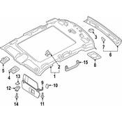Audi Sun Visor - Genuine Audi 4M0857551AJWO1