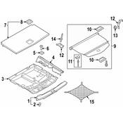 Audi Cargo Cover - Genuine Audi 4M0863553E94H