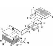Audi VW Hybrid Battery Compartment - Genuine Audi VW 4M0915734