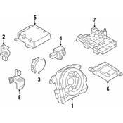 Volkswagen Air Bag Passenger Presence Module - Genuine VW 4M0959339A032