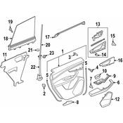 Audi Door Window Belt Weather Strip - Genuine Audi 4M8839479D