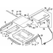 Audi Cargo Cover - Genuine Audi 4M8863553B94H