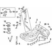 Audi Fuel Pump Hanger - Genuine Audi 4N0201317
