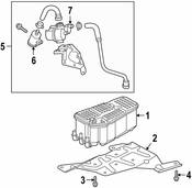 Audi Evaporative Emissions System Leak Detection Pump - Genuine Audi 4N0906208E